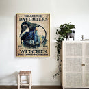 Retro Poster Witch Painting Oil Paint By Numbers Wall Art Home Room Decoration