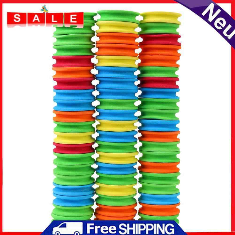 100pcs Foam Winding Main Coil Board Fishing Line Rotating Spool for Fishing Gear