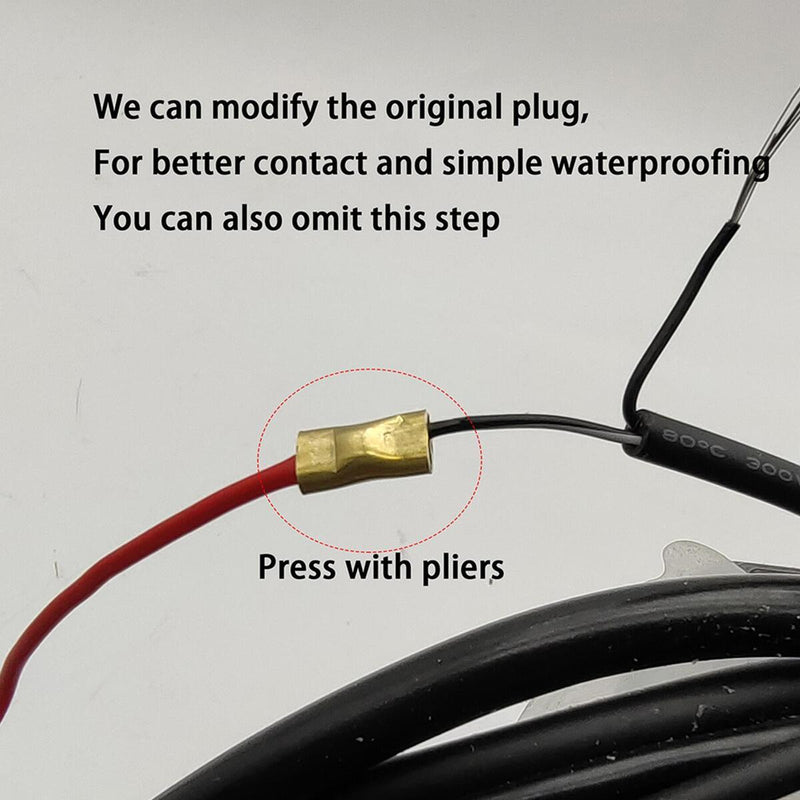 Mid Drive Lamp Group Adapter Cable Bafang Front And Rear Lights Retrofit bs.