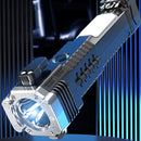 Portable USB Charging IPX6 Waterproof Torch for Emergency Hiking Flash Light