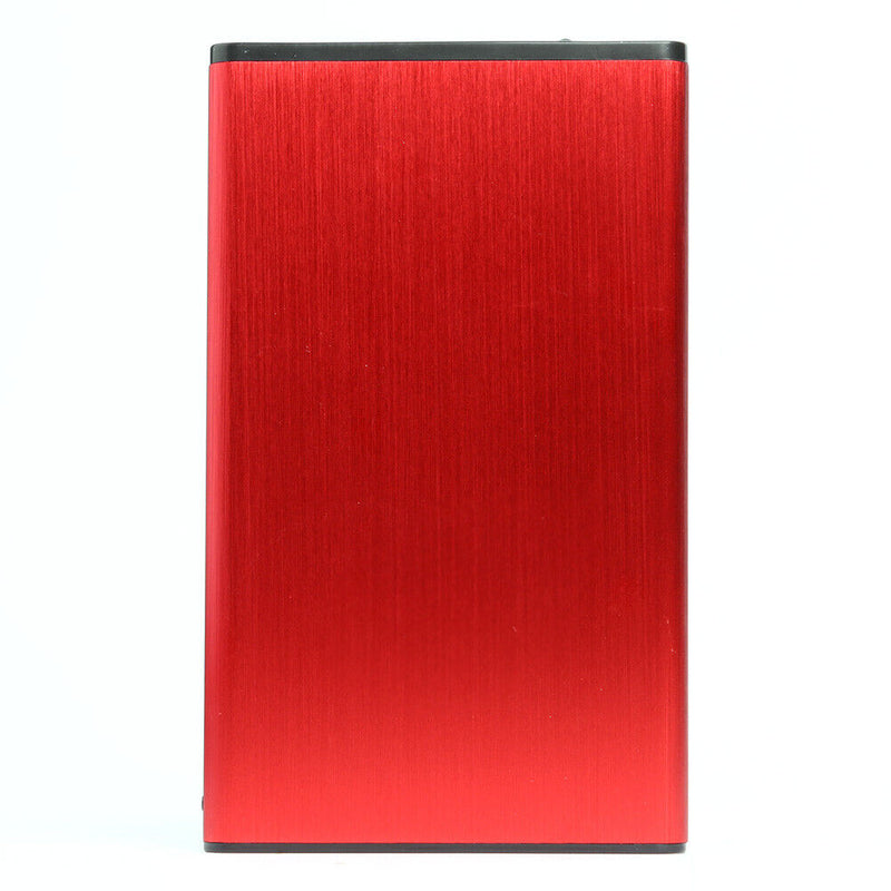 USB 2.0 Mobile Hard Disk Case 10TB 2.5 inch SATA HDD SSD Enclosure (Red)