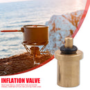 Brass Gas Refill Adapter for Camping Stove Gas Cylinder Gas Tank Butane Canis
