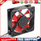 8cm Computer Cooling Fan 3Pin+4Pin Quiet CPU Cooler Chassis Case Water Fan