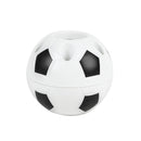 Cute Football Shaped Pen Holder Desktop Pencil Storage Rack (Black-White) Newly