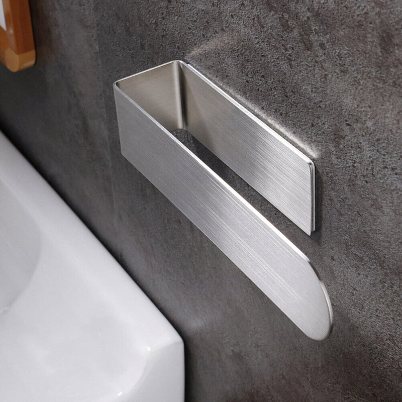 Stainless Steel Door Towel Hanging Holder Bathroom Kitchen Cabinet Shelf Rack