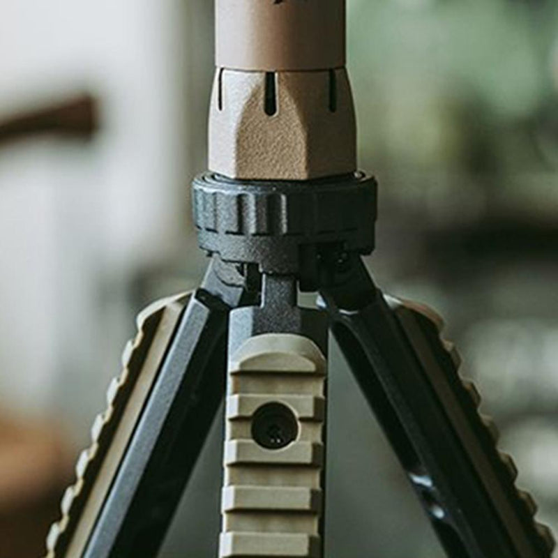 Swante Outdoor Tripod Camping Light Stand Mobile Phone Bracket (Army Green)