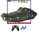 20 Mins Fun Time RC Boat High Simulation Waterproof 2.4GHz Alligator Head Boats