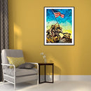 5D DIY Diamond Painting Kits Independence Day Soldier Full Round Drill Wall Arts