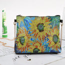 DIY Special Shaped Diamond Painting Leather Messenger Bag Makeup Storage Bags