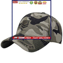 Baseball Caps for Men - Embroidery U.S Classic Dad Hats Snapback Trucker Hat