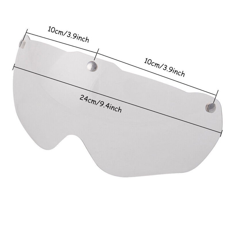 2x Anti Impact Bike Helm Ersatzlinse Schutzbrille Reparatur Ersatzlinse