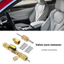 Valve Core Remover Installer Tool with Dual Size SAE 1/4 inch 5/16 inch Port