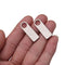 EDC Multi Tool Titanium Plate DIY Name Tag Anti-Lost Pet Keyring Pendant
