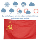CCCP Red Flag Union of Soviet Socialist Republics Russian Banner (90x60cm) Newly