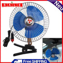Car Styling 8"" 12V Portable Vehicle Car Car Fan Oscillating Cooling F