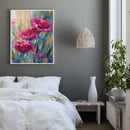 Coded Hand Painted Drawing Decor DIY Oil Paint by Numbers Flower Pattern Picture