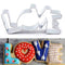LOVE Biscuit Cutter Steel Sugar Cookie Cutter N2M7