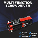 6 in 1 Screwdriver W/ 6 LED Torch Flash Light Multi-Functional Repair Tools n?~