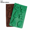 Baking Silicone Mold Christmas 6 With Elk Christmas Snowman Tree P9Q9