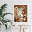 Oil Paint By Numbers Romantic Couples Coloring Picture Drawing