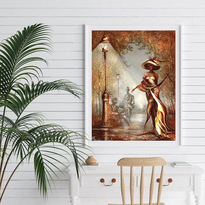 Oil Paint By Numbers Romantic Couples Coloring Picture Drawing