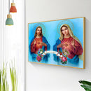QINGCHU 5D Diamond Painting, DIY Cross Stitch Embroidery Painting Kits, Character