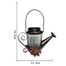 2PCSSolar Lantern Outdoors 20 LEDs Hanging Watering Can String Fairy Lights