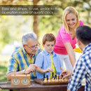 Portable Mechanical Chess Clock Board Game No Battery Count Down Chess Timer