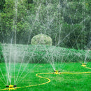 #A 360 Degree Rotating Garden Water Sprinkler Plastic Three-way Watering Device