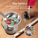 Wax Seal Beads Sticks Furnace Stand Sealing Wax Stove Pot for Wax Melting Glue
