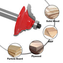 Round Over Bit with Bearing 8mm Shank Dovetail Router Bit Cutter for Woodworking