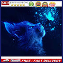 Butterfly Cat 5D DIY Full Round Drill Diamond Painting Hanging Decor Handwo