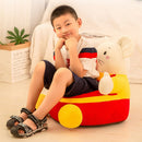 Cartoon Baby Sofa Cover Learning to Sit without Cotton Support (Red Mouse) Newly