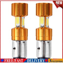 1 Pair DC 12V H6 BA20D 30W COB Motorcycle Motorbike LED Headlight Bulbs