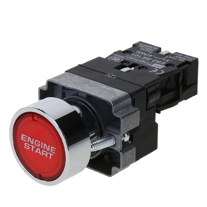 12V 10A LED Car Engine Power Start Ignition Starter Push Button Switch