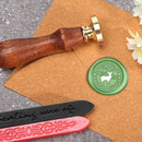 25mm Christmas Wax Seal Stamp Cartoon Head DIY Retro Sealing Decor (SD063) Newly