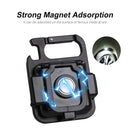Mini Flashlight Keychain COB LED Pocket Work Light Corkscrew for Outdoor Camping