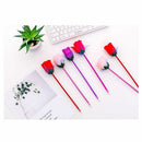 Office Supplies School Ballpoint Pen Valentine's Day Rose Flower Stationery