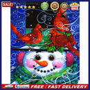 Full Round Drill Drawing Picture Snowman Diamond Painting Living Room Ornamen
