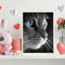 Cat Frameless Picture Oil Paint By Numbers Hand Painted Picture for Bedroom