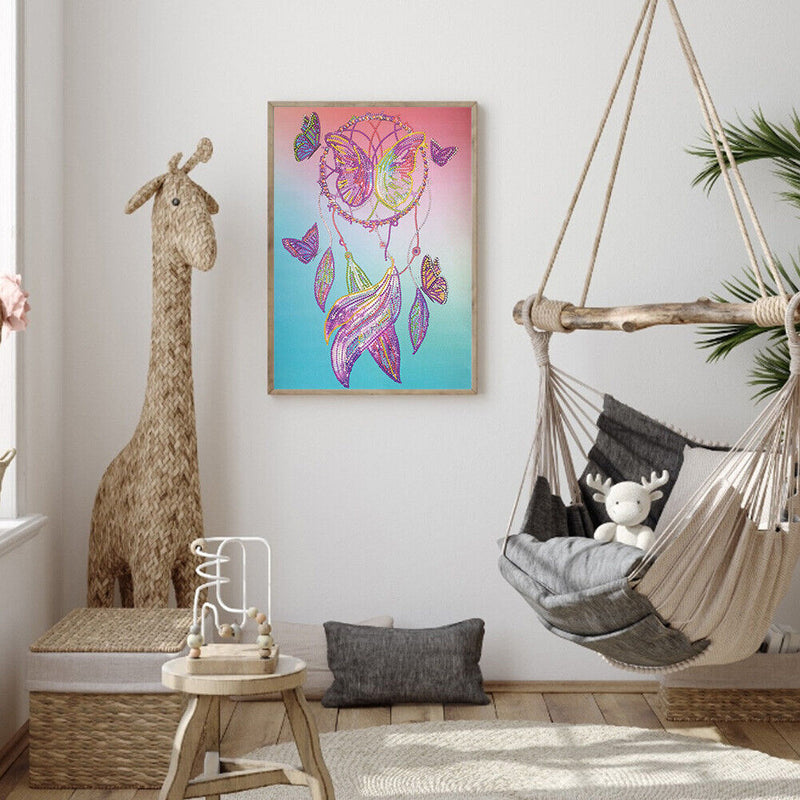 Rhinestone Special Shaped 5D DIY Picture Kit Dream Catcher Diamond Painting