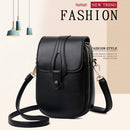 PU Handbags Women Small Shoulder Messenger Bags Mobile Pouch Purse Clutch Flap