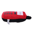 Plush Voice Sound Cell Phones Mobile Puppy Dogs Chew Squeaker Pet Toys(Red)