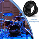 Drum Bottom Microphone Loudspeaker Bass Voice Amplifier Percussion (Black) Newly