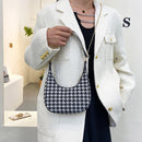 Women Simple PU Leather Leopard Print Shoulder Bag Lady Casual Small Handbag