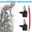 Bicycle Inflate Pump Pants Dual Head Schrader Presta Valve Adapter Set Bike Parts