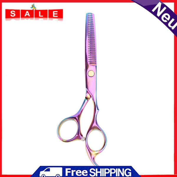 Stainless Steel Colorful Hairdressing Scissor Barber Hair Thinning Shears