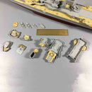 Wooden Deck with Trumpeter 05313 parts for CY350027 1:350 Prinz Eugen cruiser