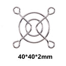 5pcs PC Case Fan Grills Computer Cooling Fan Finger Guard Protector (40mm) Newly