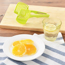 Plastic Potato Tomato Slicer Kitchen Slice Assistant Fruit Cutting Holder